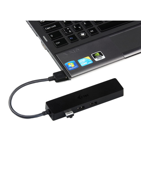 i-tec Advance U3GL3SLIM pannello drive bay Nero