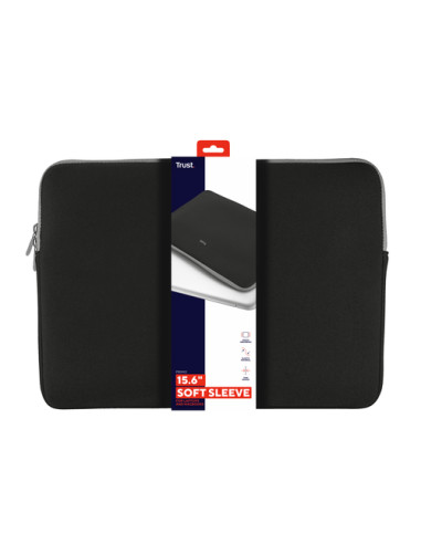 Trust 21248 borsa per laptop 39,6 cm (15.6") Custodia a tasca Nero