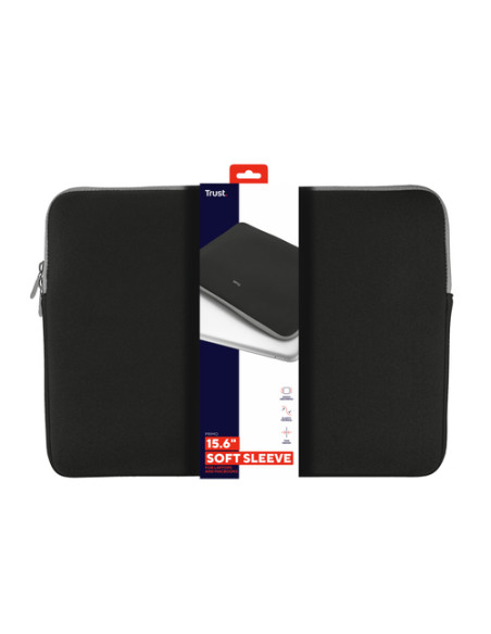 Trust 21248 borsa per laptop 39,6 cm (15.6") Custodia a tasca Nero