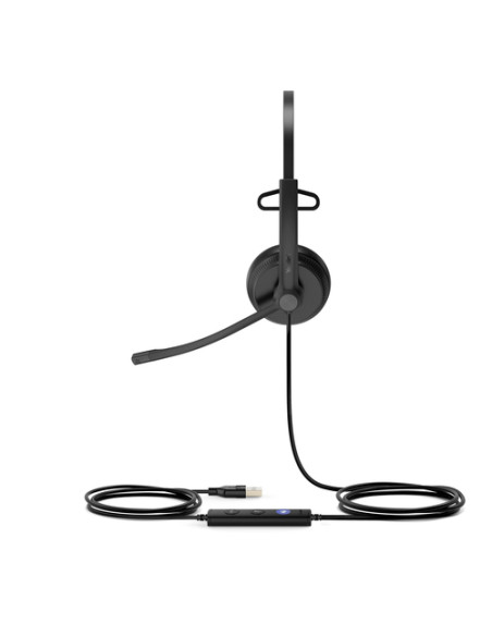 Yealink UH34 Mono Teams Auricolare Cablato A Padiglione Ufficio USB tipo A Nero