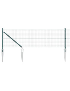 Palo della recinzione Verde 10 x 0,4 m (rete da 25 x 25 mm) 2