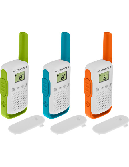 Motorola T42 ricetrasmittente 16 canali Blu, Verde, Arancione, Bianco