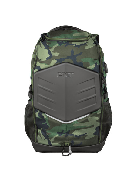 Trust GXT 1255 Outlaw zaino Nero/Verde Poliestere