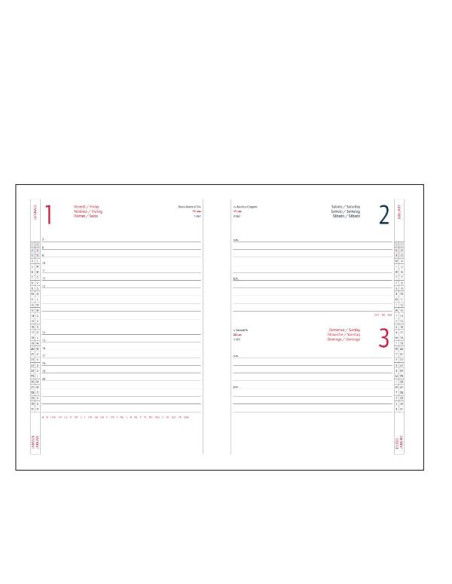 AGENDA GIORNALIERA 15X21 ALFA BLU