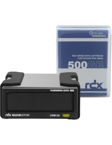 Overland-Tandberg 8863-RDX dispositivo di archiviazione di backup Disco di archiviazione Cartuccia RDX 500 GB
