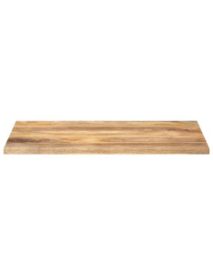 Piano per Tavolo 100x70x3,8cm Rettangolare Legno Massello Mango 2