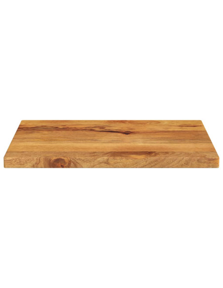 Piano per Tavolo 60x50x2,5 cm Rettangolare Legno Massello Mango