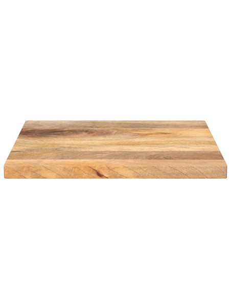 Piano per Tavolo 60x60x3,8 cm Quadrato Legno Massello di Mango