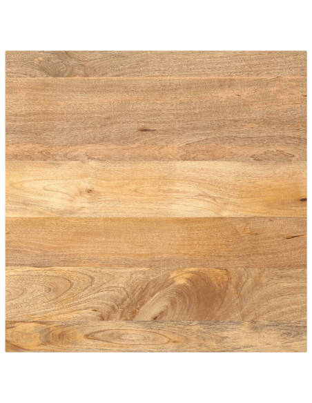 Piano per Tavolo 70x70x3,8 cm Quadrato Legno Massello di Mango