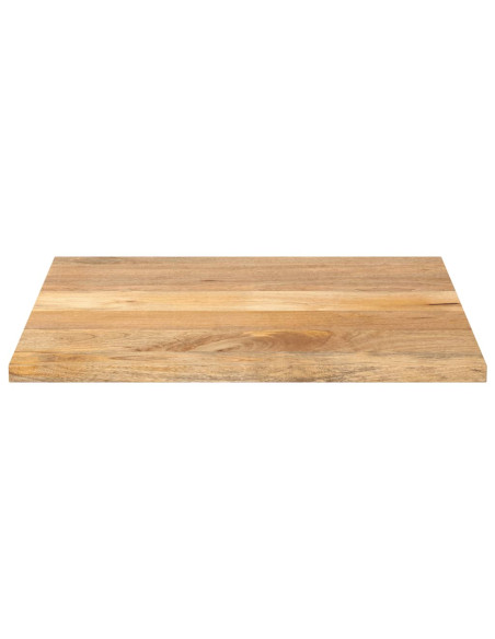 Piano per Tavolo 70x70x3,8 cm Quadrato Legno Massello di Mango