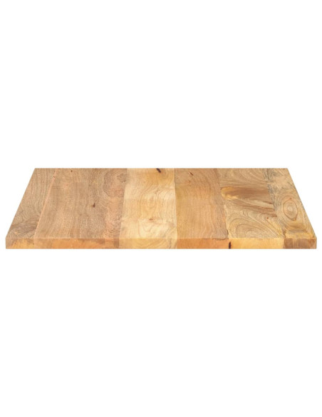 Piano per Tavolo 70x70x3,8 cm Quadrato Legno Massello di Mango