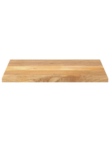 Piano per Tavolo 80x50x2,5 cm Rettangolare Legno Massello Mango