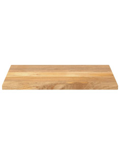 Piano per Tavolo 80x50x3,8 cm Rettangolare Legno Massello Mango 2