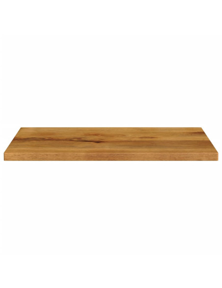 Piano per Tavolo 80x50x3,8 cm Rettangolare Legno Massello Mango