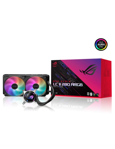 ASUS ROG STRIX LC II 280 ARGB Processore Raffreddatore di liquidi tutto in uno 14 cm Nero 1 pz