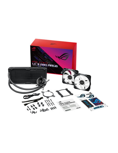 ASUS ROG STRIX LC II 280 ARGB Processore Raffreddatore di liquidi tutto in uno 14 cm Nero 1 pz