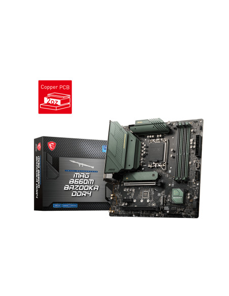 MSI MAG B660M BAZOOKA DDR4 scheda madre Intel B660 LGA 1700 micro ATX