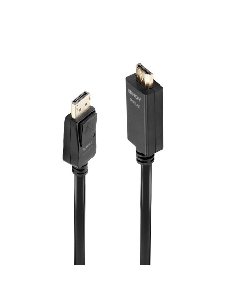Lindy 36920 cavo e adattatore video 0,5 m DisplayPort HDMI tipo A (Standard) Nero