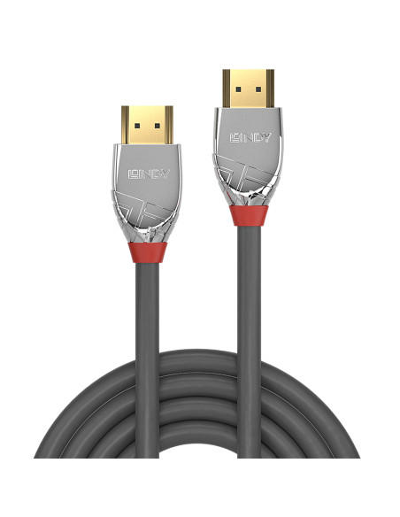 Lindy 37872 cavo HDMI 2 m HDMI tipo A (Standard) Grigio, Argento