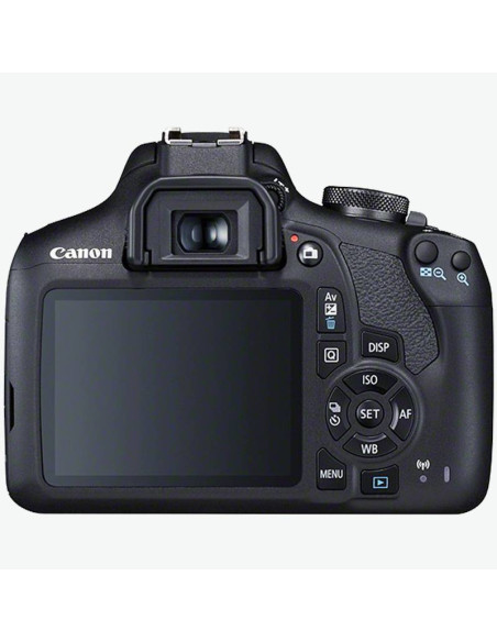 Canon EOS 2000D + EF-S 18-55mm f/3.5-5.6 III Kit fotocamere SLR 24,1 MP CMOS 6000 x 4000 Pixel Nero