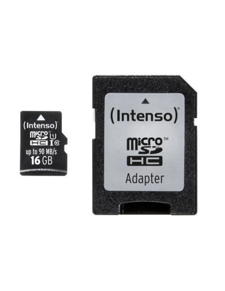 MICRO SD CON ADATTATORE 16GB UHS