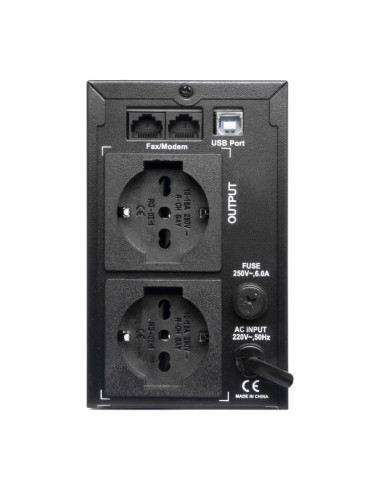 Vultech UPS1400VA-LFP gruppo di continuità (UPS) A linea interattiva 1,4 kVA 700 W 2 presa(e) AC