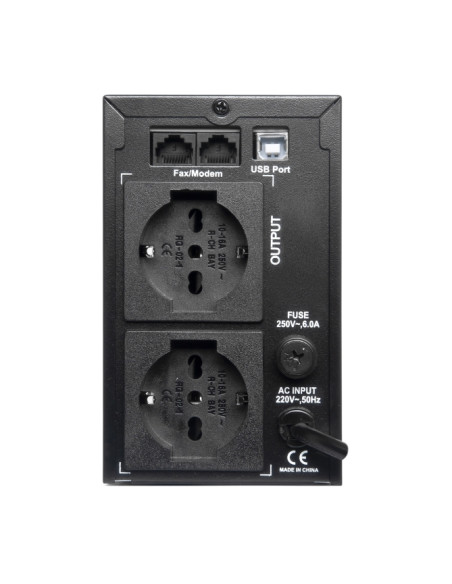 Vultech UPS1400VA-LFP gruppo di continuità (UPS) A linea interattiva 1,4 kVA 700 W 2 presa(e) AC