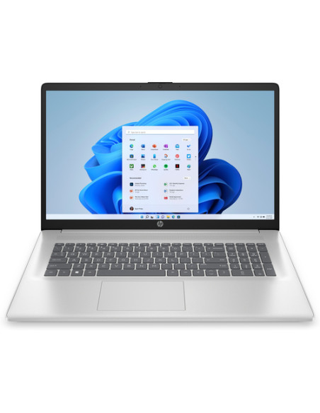 HP 17-cn2012nl Intel® Core™ i5 i5-1235U Computer portatile 43,9 cm (17.3") HD+ 8 GB DDR4-SDRAM 512 GB SSD Wi-Fi 5 (802.11ac) 