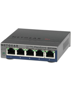 NETGEAR GS105E-200PES switch di rete Gestito L2/L3 Gigabit Ethernet (10/100/1000) Grigio 2