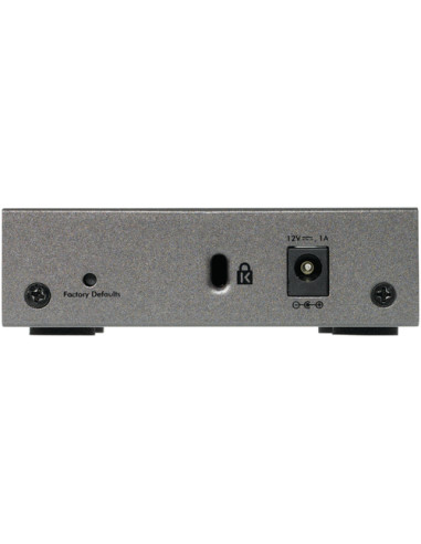 NETGEAR GS105E-200PES switch di rete Gestito L2/L3 Gigabit Ethernet (10/100/1000) Grigio
