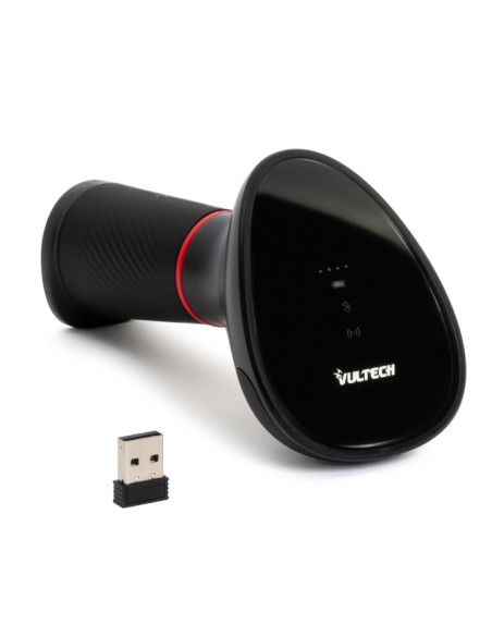 Vultech Barcode Scanner Wireless 2.4 Ghz E Bluetooth 1D 2D
