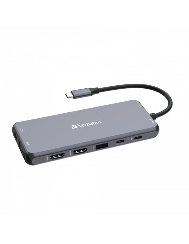 Verbatim CMH-14 USB tipo-C 5000 Mbit/s Argento