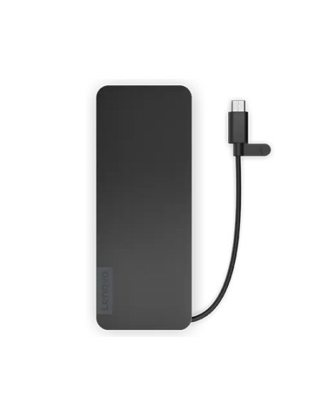 Lenovo 4X11N40212 replicatore di porte e docking station per laptop Cablato USB 3.2 Gen 1 (3.1 Gen 1) Type-C Nero
