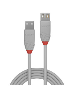 Lindy 36710 cavo USB USB 2.0 0,2 m USB A Grigio 2