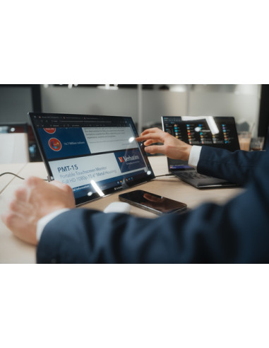 Verbatim 49593 Monitor PC 43,9 cm (17.3") 1920 x 1080 Pixel Full HD LCD Touch screen Nero