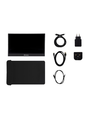 Verbatim 49590 Monitor PC 35,6 cm (14") 1920 x 1080 Pixel Full HD LCD Nero