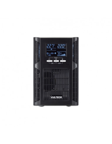 Vultech GS-1KVAS REV 2.4 gruppo di continuità (UPS) Doppia conversione (online) 1 kVA 1000 W 3 presa(e) AC