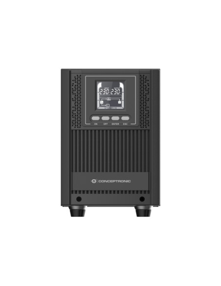 Conceptronic ZEUS52E2K gruppo di continuità (UPS) Doppia conversione (online) 2 kVA 1800 W 6 presa(e) AC