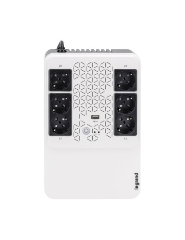 Legrand Keor ASI MULTIPLUG 600 GR gruppo di continuità (UPS) A linea interattiva 0,6 kVA 360 W 6 presa(e) AC