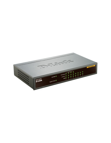 D-Link DES-1008PA switch di rete Non gestito Fast Ethernet (10/100) Supporto Power over Ethernet (PoE) Nero