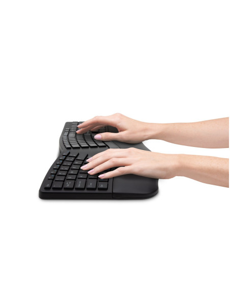 Kensington Pro Fit Ergo tastiera Mouse incluso Universale RF senza fili + Bluetooth QWERTY Inglese UK Nero