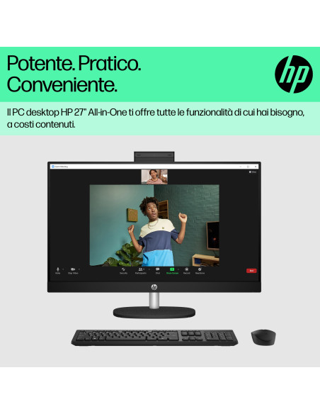 HP 27-cr0024nl Intel® Core™ i5 i5-1335U 68,6 cm (27") 1920 x 1080 Pixel PC All-in-one 8 GB DDR4-SDRAM 512 GB SSD Windows 11 H