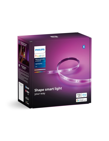 Philips Hue White and Color ambiance Lightstrip Plus V4 Striscia 2 m estensibile