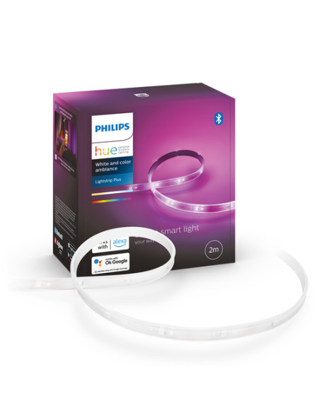Philips Hue White and Color ambiance Lightstrip Plus V4 Striscia 2 m estensibile