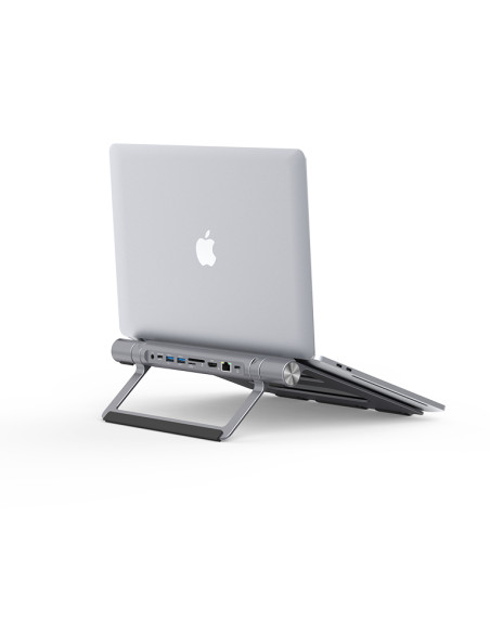i-tec Metal Cooling Pad for notebooks (up-to 15.6”) with USB-C Docking Station (Power Delivery 100 W)