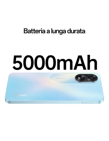 OPPO A18 4G Smartphone, AI Doppia fotocamera 8+2MP, Selfie 5MP, Display 6.56” 90HZ LCD HD+, 5000mAh, RAM 8 GB (4+4) + ROM 128G