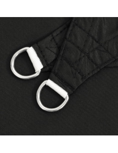Parasole a Vela Oxford Rettangolare 3,5x4,5 m Nero