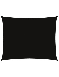 Parasole a Vela Oxford Rettangolare 3,5x4,5 m Nero 2