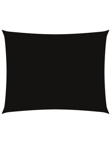 Parasole a Vela Oxford Rettangolare 3,5x4,5 m Nero