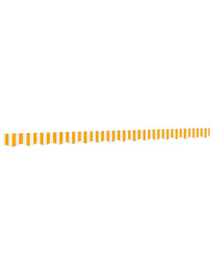 Tessuto Ricambio per Mantovana Tenda Righe Gialle e Bianche 4 m 2
